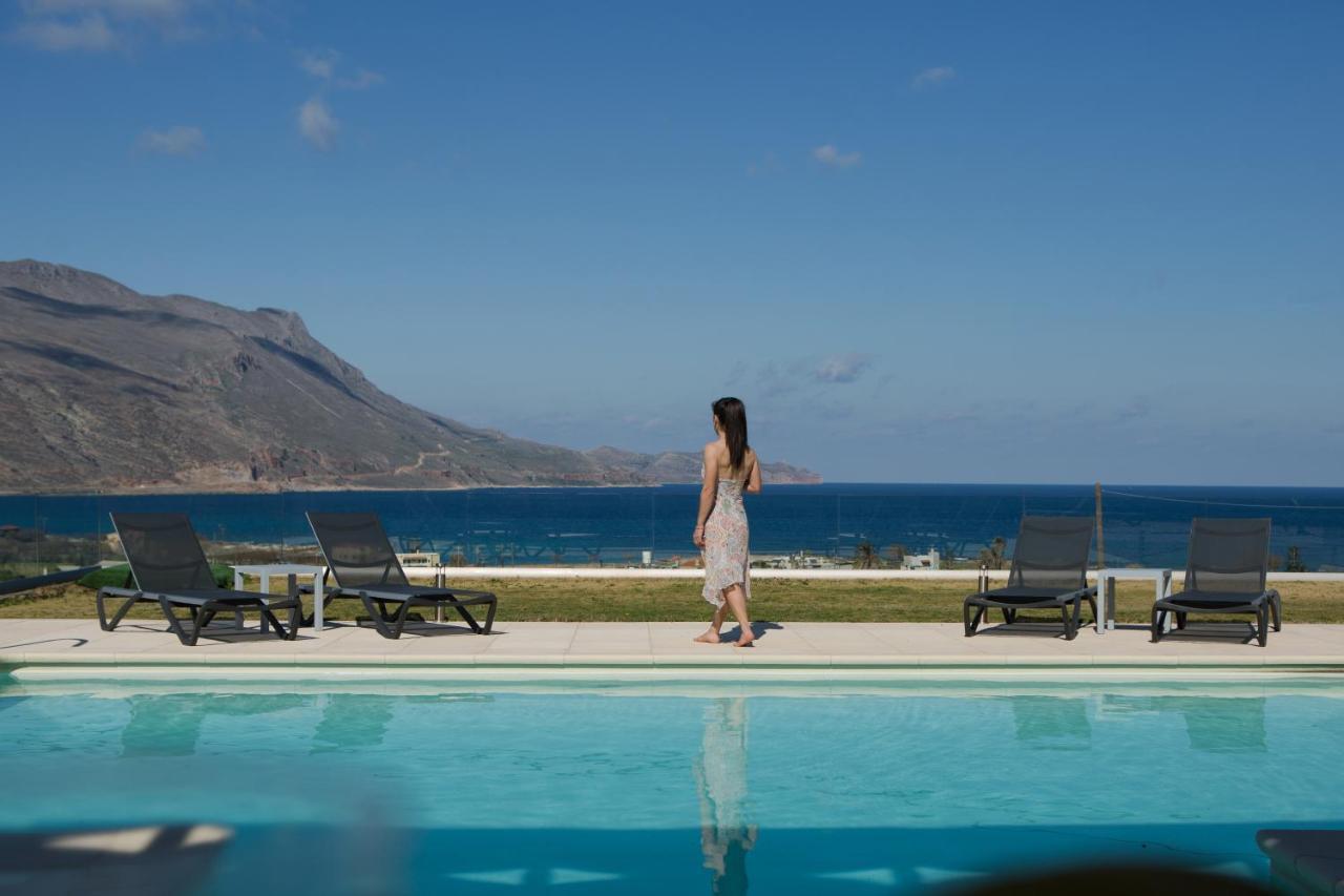 Larimar Luxury Sea View Villa Kíssamos Buitenkant foto