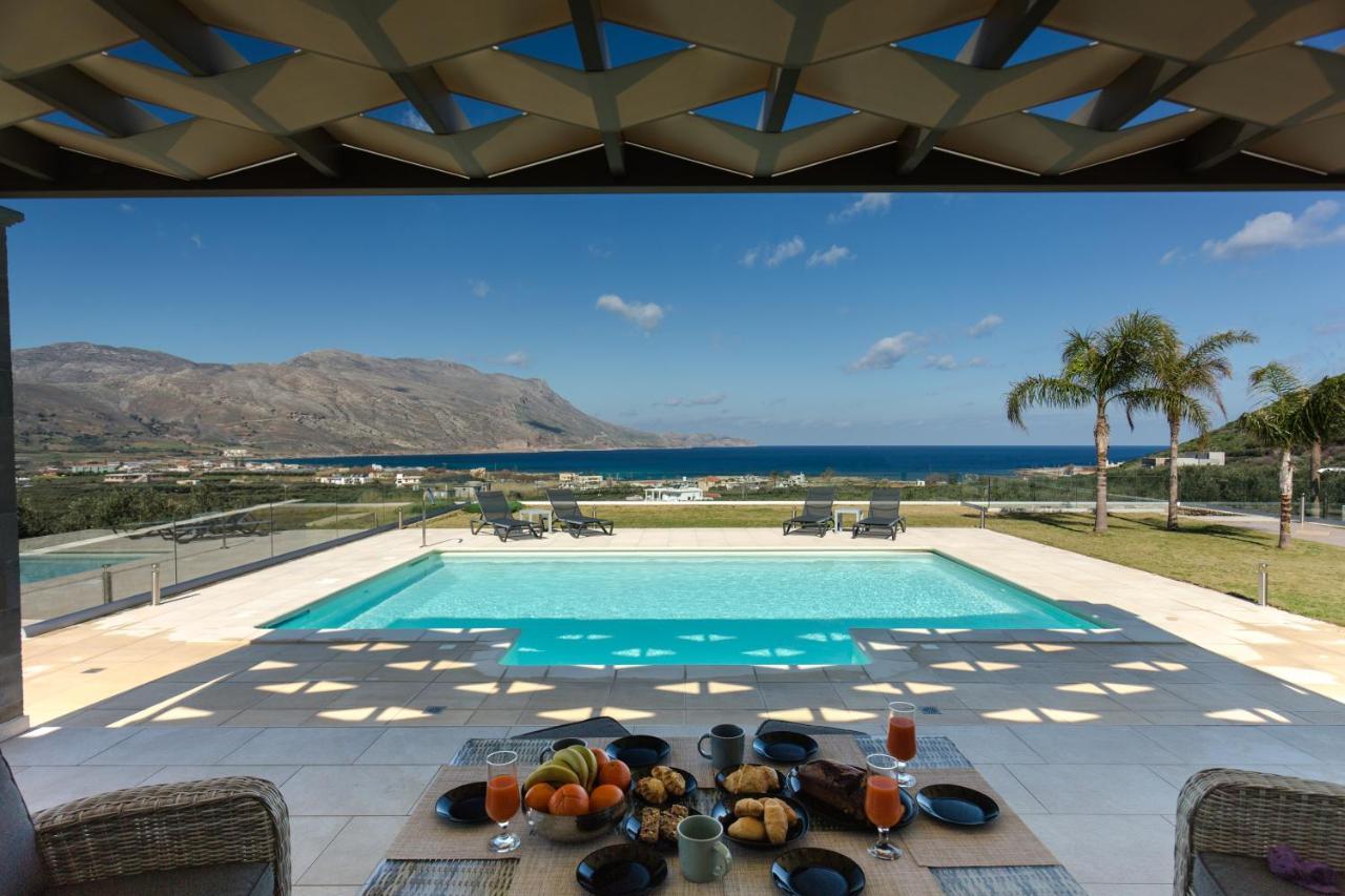 Larimar Luxury Sea View Villa Kíssamos Buitenkant foto