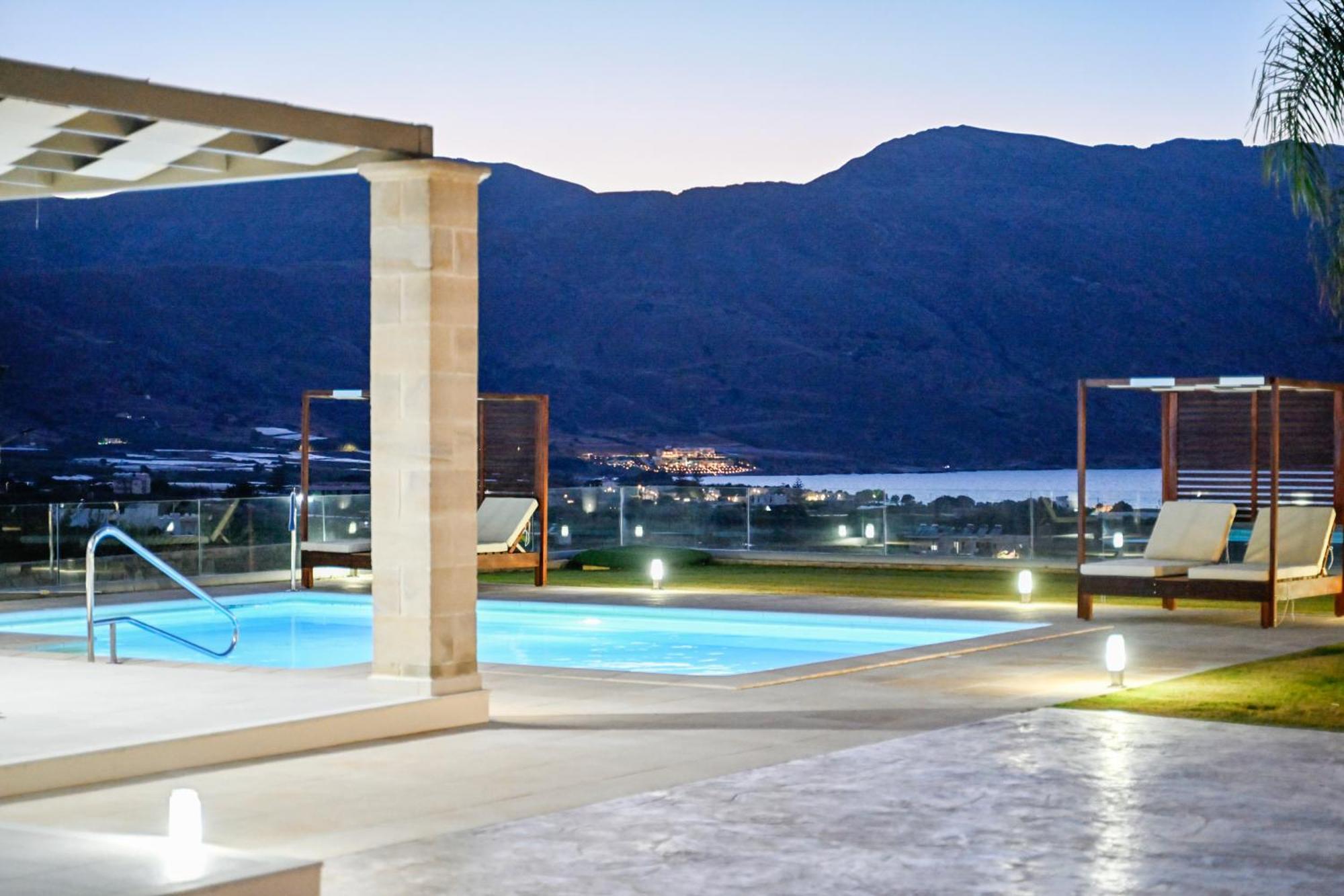 Larimar Luxury Sea View Villa Kíssamos Buitenkant foto